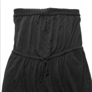 Black strapless dress / beach cover up